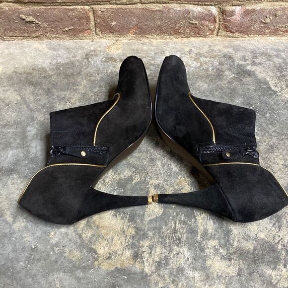 Rockport Black Suede Presia Bootie Size 8 NEW - Picture 6 of 10